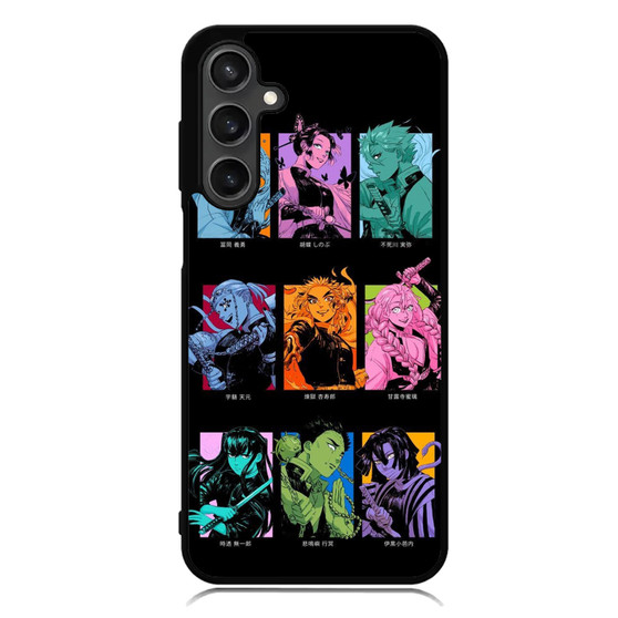Demon Slayer Hashira Colorful Art Samsung Galaxy A55 Case