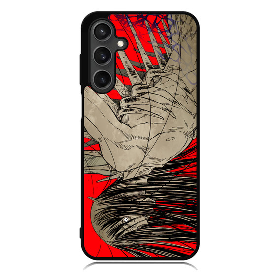 Attack on Titan Final Titan Eren in Red Samsung Galaxy A55 Case