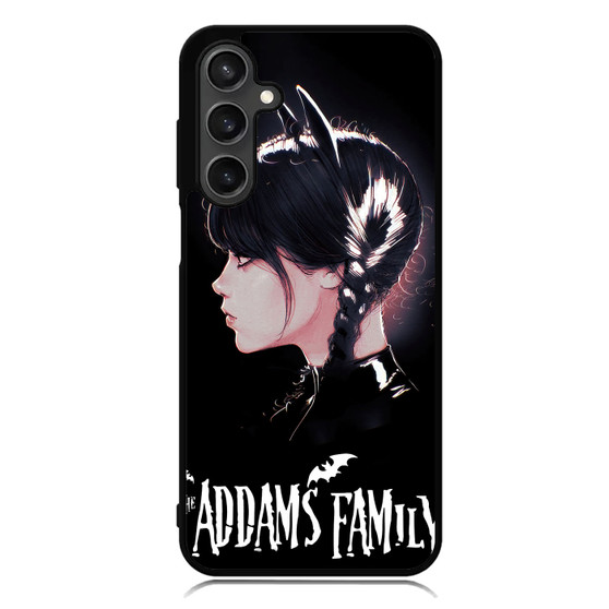 Wednesday The Addams Familly Cat Costume Samsung Galaxy A55 Case