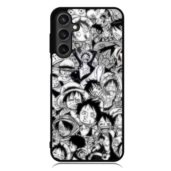 One Piece Series Luffy Expression Samsung Galaxy A55 Case