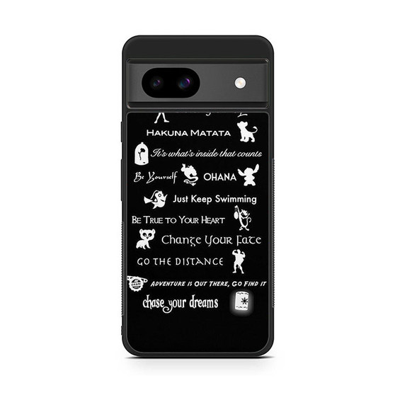 All Disney QUOTES Google Pixel 8a Case
