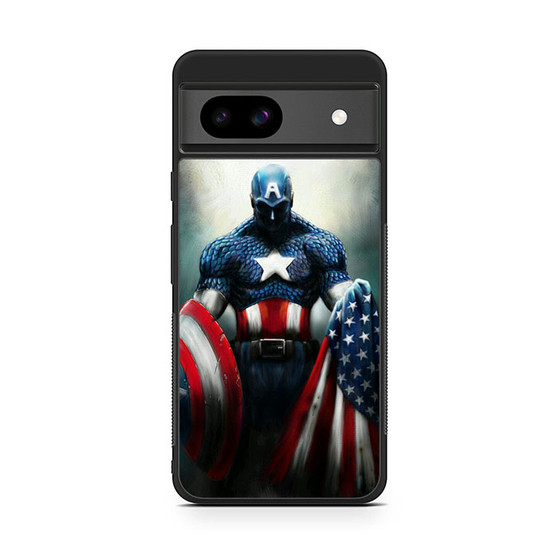 Captain America Art Google Pixel 8a Case
