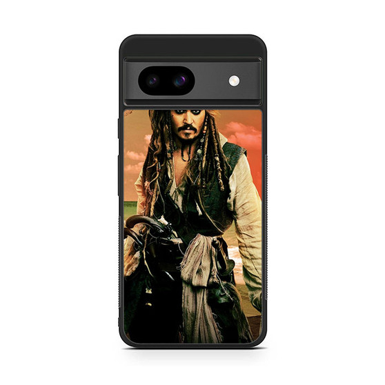 jack sparrow pirates of the caribbean 3 Google Pixel 8a Case