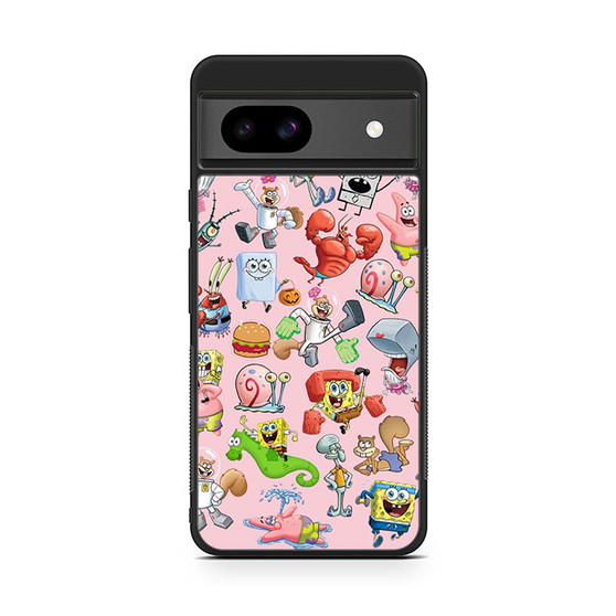 Spongebob Square Pants Collage Google Pixel 8a Case