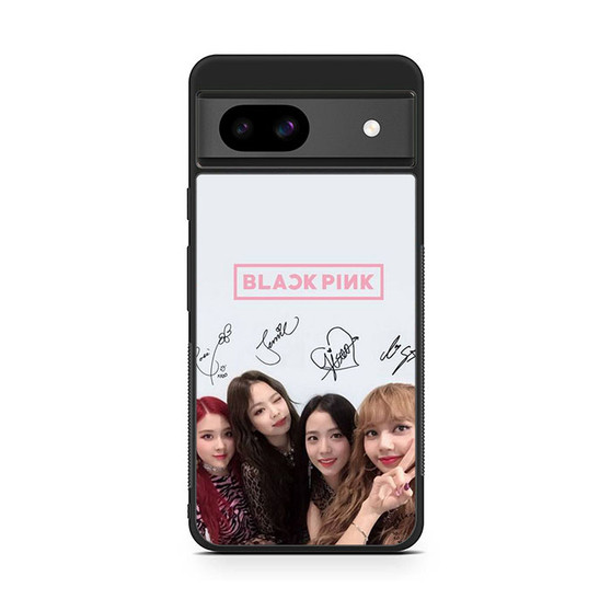 Black Pink Signature 4 Google Pixel 8a Case