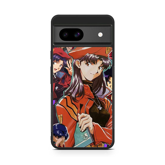 Evangelion Misato Katsuragi Collage Google Pixel 8a Case