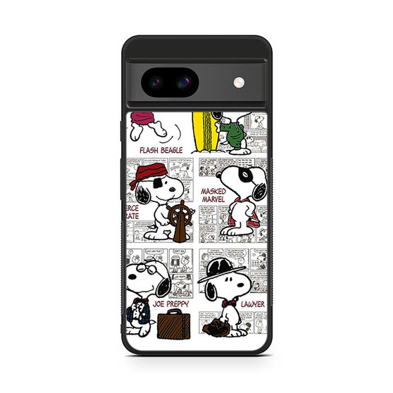 Snoopy Comic Art Google Pixel 8a Case