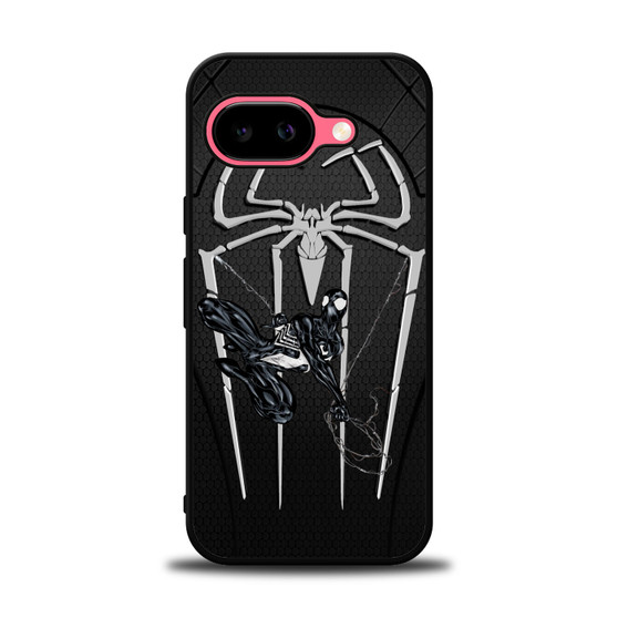 black spiderman logo Google Pixel 9a Case