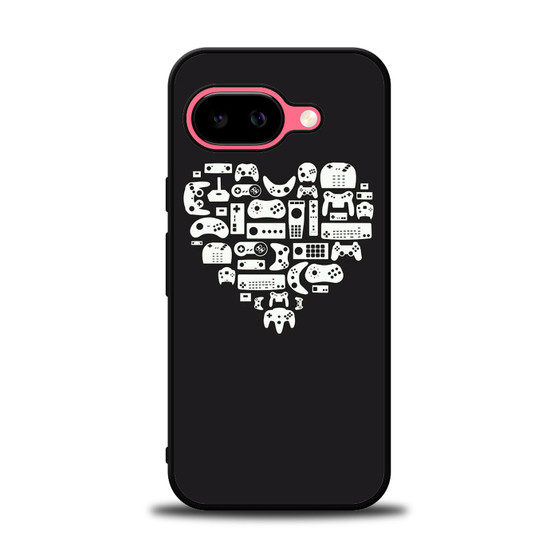 Gaming Stick in Hearth Pattern Google Pixel 9a Case
