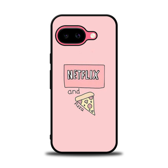 Netflix and Pizza Google Pixel 9a Case