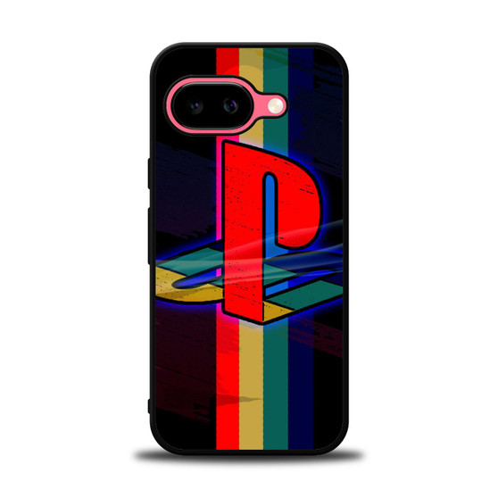 Psychedelic Alien Emoji Pattern Google Pixel 9a Case