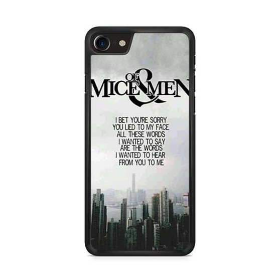 Of Mice & Men Lyrics 14 iPhone 8 | iPhone 8 Plus Case Of Mice & Men Lyrics 14 iPhone 8 | iPhone 8 Plus Case