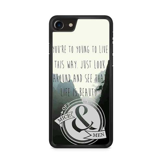 Of Mice & Men Lyrics 5 iPhone 8 | iPhone 8 Plus Case Of Mice & Men Lyrics 5 iPhone 8 | iPhone 8 Plus Case