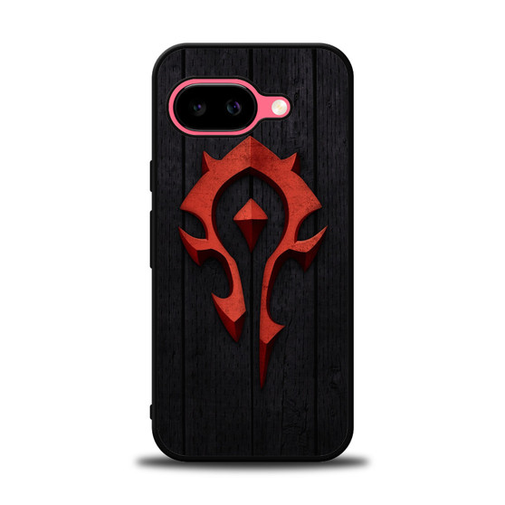 Warcraft With Wooden Pattern Background Google Pixel 9a Case