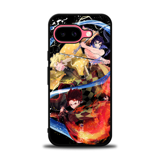 Demon Slayer Tanjiro Zenitsu and Inosuke Google Pixel 9a Case