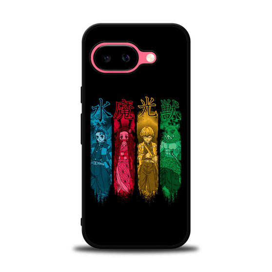 Kimetsu No Yaiba in Neon Art Google Pixel 9a Case