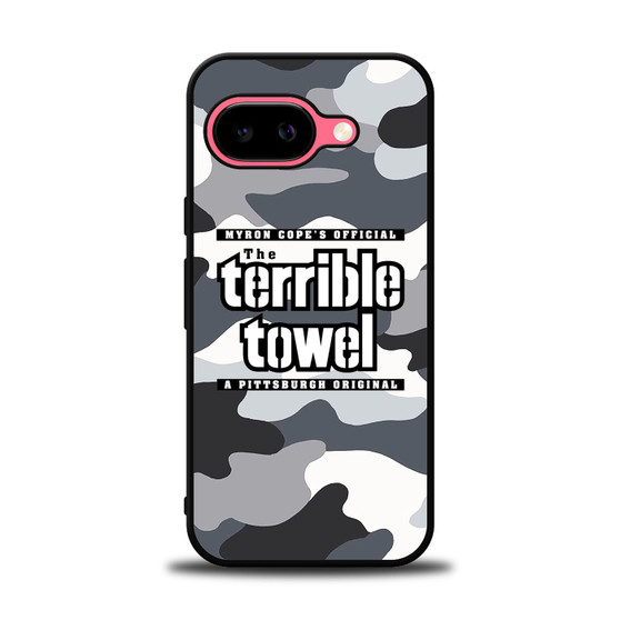 The Terrible Towel Pittsburgh Steelers in Camo Google Pixel 9a Case