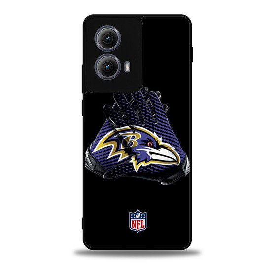 Baltimore Ravens Gloves Motorola Moto Edge 5G 2024/ Moto Edge 5G 2025 Case