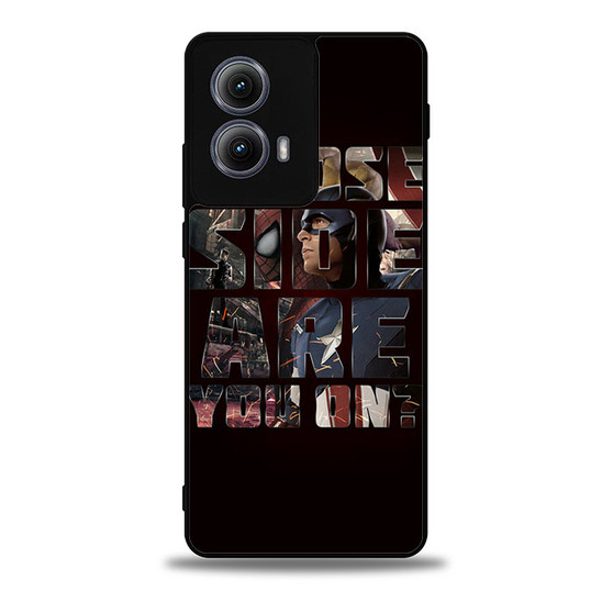 Captai america who side are you Motorola Moto Edge 5G 2024/ Moto Edge 5G 2025 Case