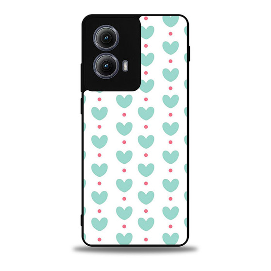 Heart in Light Blue Motorola Moto Edge 5G 2024/ Moto Edge 5G 2025 Case