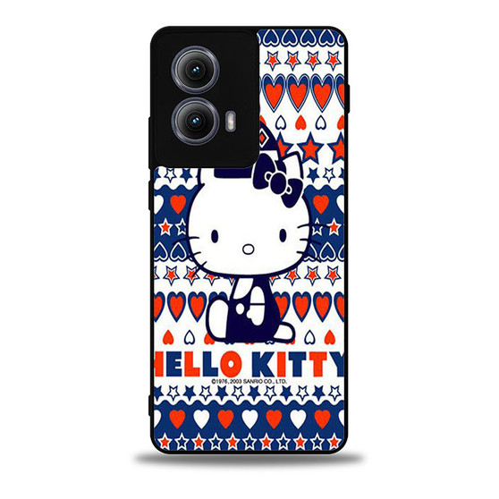 hello kitty cute aztec Motorola Moto Edge 5G 2024/ Moto Edge 5G 2025 Case