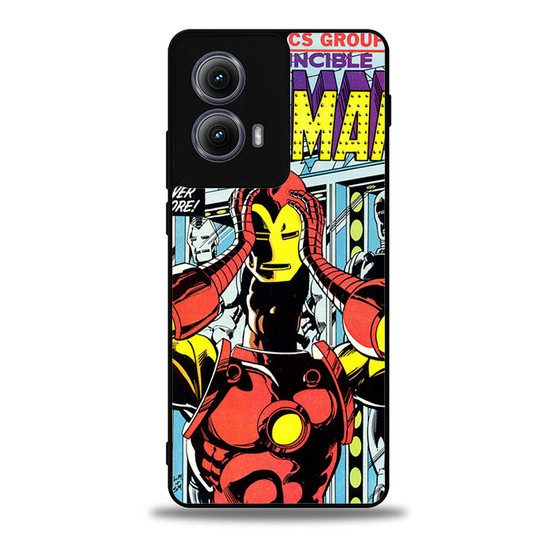 Iron Man Marvel Comic Cover Motorola Moto Edge 5G 2024/ Moto Edge 5G 2025 Case