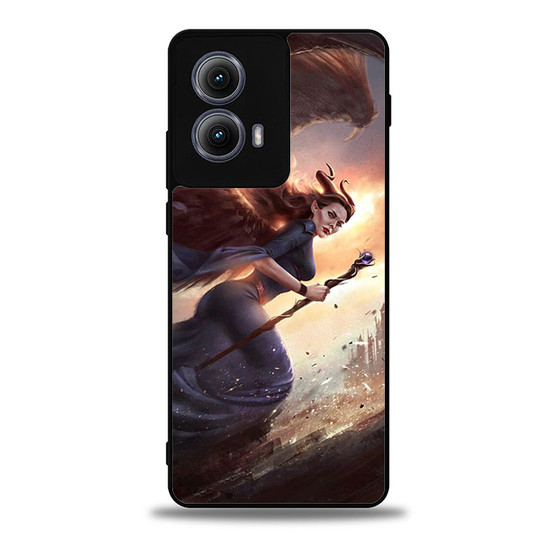 Maleficent as Angelina Jolie Motorola Moto Edge 5G 2024/ Moto Edge 5G 2025 Case