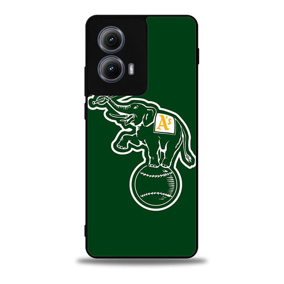 Oakland Athletics Elephant Logo Motorola Moto Edge 5G 2024/ Moto Edge 5G 2025 Case
