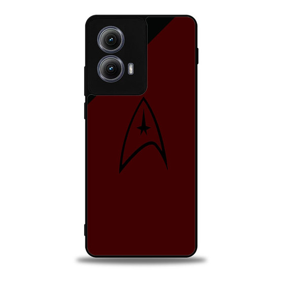 Star Trek Logo Dark Red Motorola Moto Edge 5G 2024/ Moto Edge 5G 2025 Case