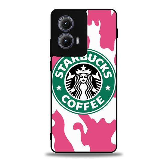 Starbucks Pink Camo Motorola Moto Edge 5G 2024/ Moto Edge 5G 2025 Case