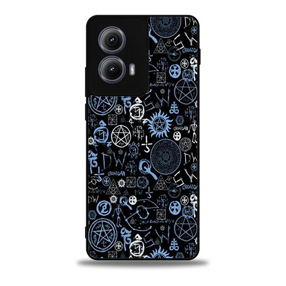 supernatural logo collage Motorola Moto Edge 5G 2024/ Moto Edge 5G 2025 Case