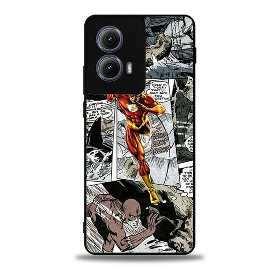 The Flash in Comic Motorola Moto Edge 5G 2024/ Moto Edge 5G 2025 Case