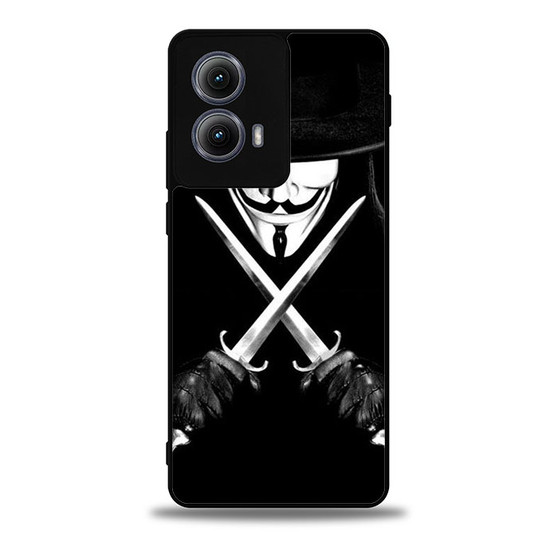 V For Vendetta Annonymous Motorola Moto Edge 5G 2024/ Moto Edge 5G 2025 Case