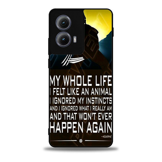Wolverine Quotes Motorola Moto Edge 5G 2024/ Moto Edge 5G 2025 Case
