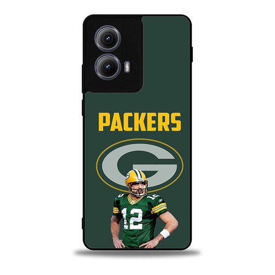 Aaron Rodgers Green Bay Packers 1 Motorola Moto Edge 5G 2024/ Moto Edge 5G 2025 Case