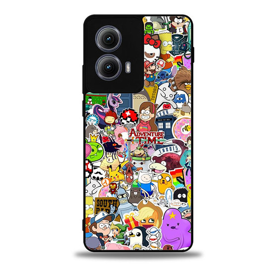 All Cartoon Characters Motorola Moto Edge 5G 2024/ Moto Edge 5G 2025 Case