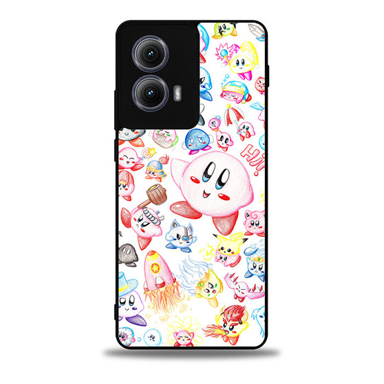Kirby Paint Collage Motorola Moto Edge 5G 2024/ Moto Edge 5G 2025 Case