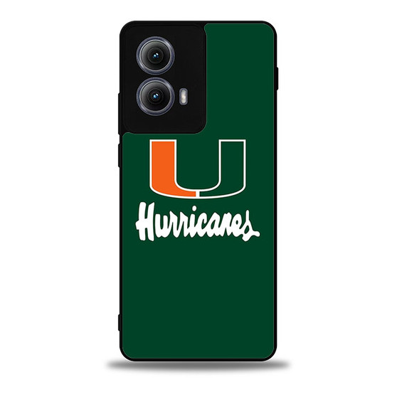Miami hurricanes Motorola Moto Edge 5G 2024/ Moto Edge 5G 2025 Case