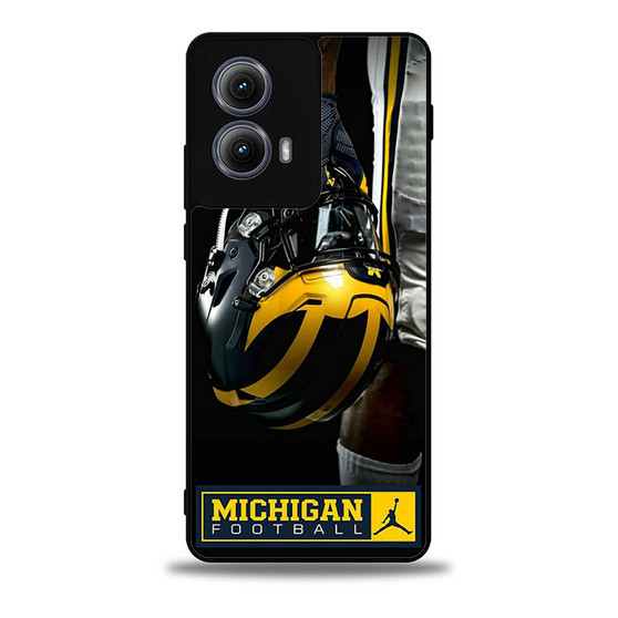 Michigan Wolverines 1 Motorola Moto Edge 5G 2024/ Moto Edge 5G 2025 Case