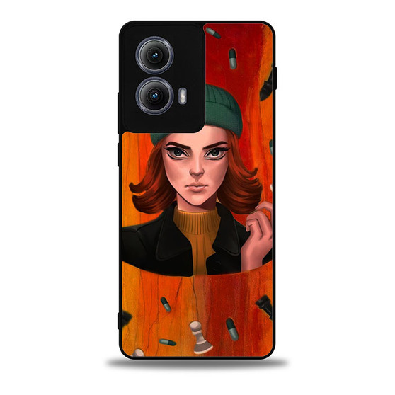 The Queens Gambit Beth Art 1 Motorola Moto Edge 5G 2024/ Moto Edge 5G 2025 Case