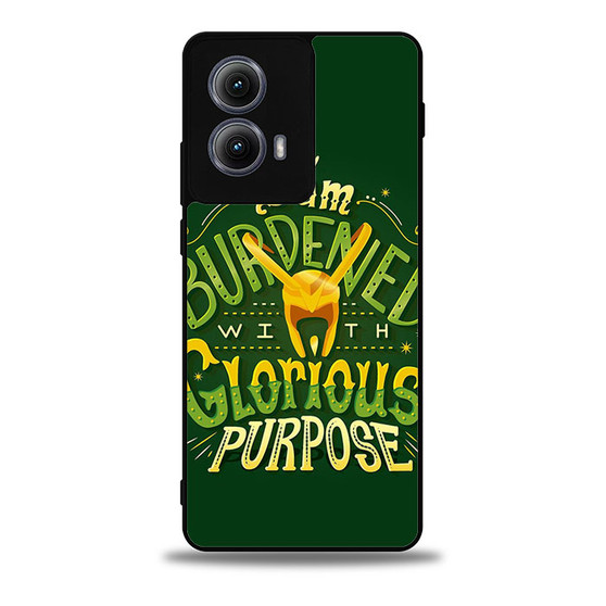 Loki Quotes Glorious Purpose Motorola Moto Edge 5G 2024/ Moto Edge 5G 2025 Case