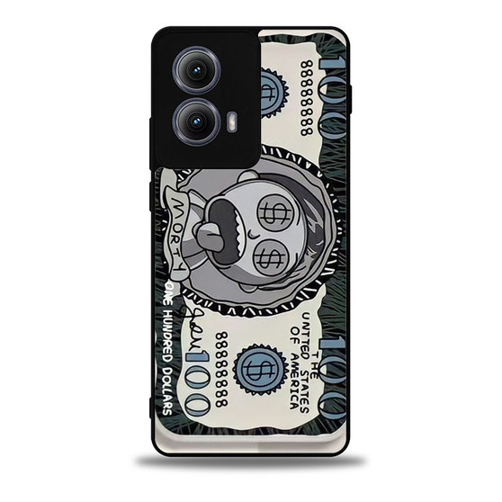Rick and Morty One Hundred Dollars Motorola Moto Edge 5G 2024/ Moto Edge 5G 2025 Case