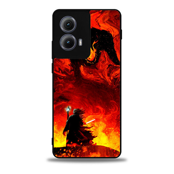 The lord of the rings Gandalf vs Balrog Motorola Moto Edge 5G 2024/ Moto Edge 5G 2025 Case