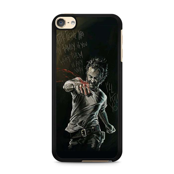 The Walking Dead Rick Quotes iPod Touch 6 Case