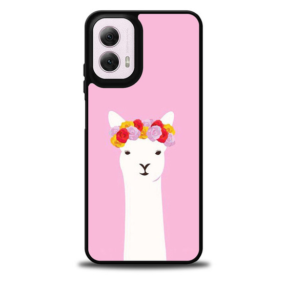Pink Alpaca Motorola Moto G 5G 2024/ Moto G 5G 2025 Case