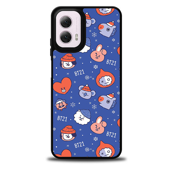 BT21 on Winter Motorola Moto G 5G 2024/ Moto G 5G 2025 Case