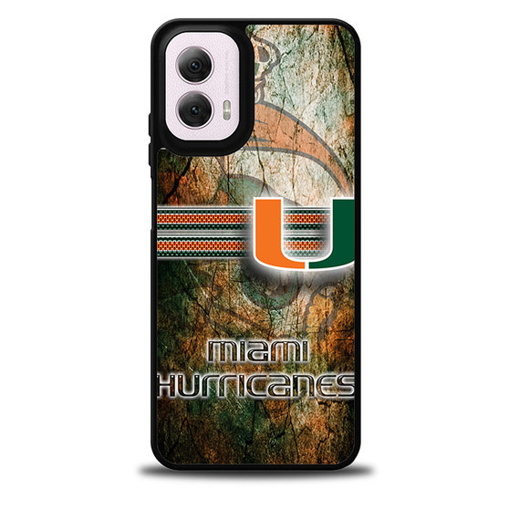 Miami Hurricanes 1 Motorola Moto G 5G 2024/ Moto G 5G 2025 Case