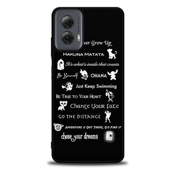 All Disney QUOTES Motorola Moto G Power 5G 2024/ Moto G Power 5G 2025 Case