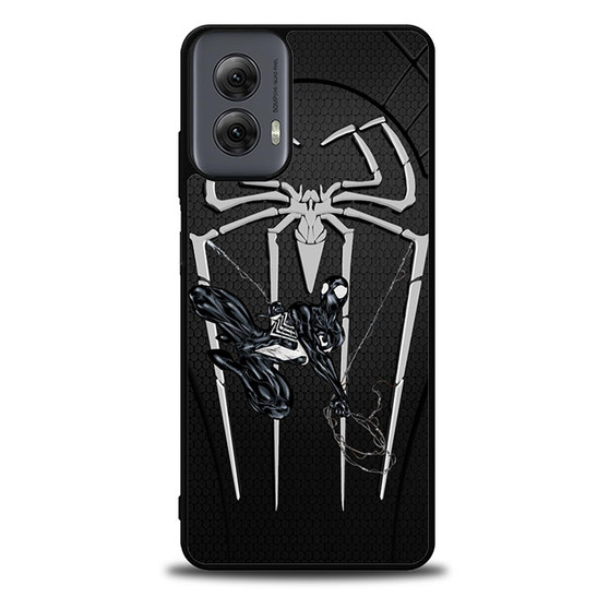 black spiderman logo Motorola Moto G Power 5G 2024/ Moto G Power 5G 2025 Case