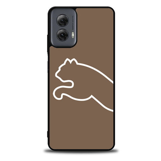 brown puma half logo Motorola Moto G Power 5G 2024/ Moto G Power 5G 2025 Case